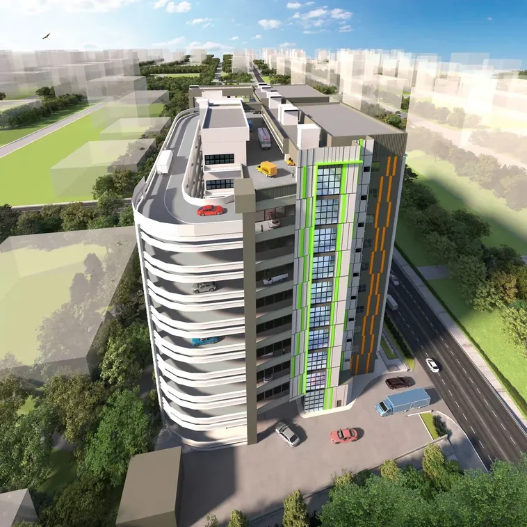 Aerial view of Smart Food @ Mandai and the surrounding Mandai Estate and Sungei Kadut area