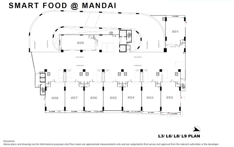 Level 8 — Smart Module floor plan at Smart Food @ Mandai